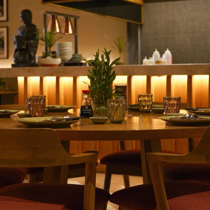 Shared dishes and family-style dining